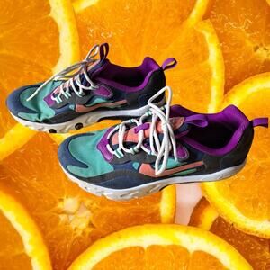 Nike Multicolor Air Max 270 React Lace-Up Sneakers Size‎ 6.5